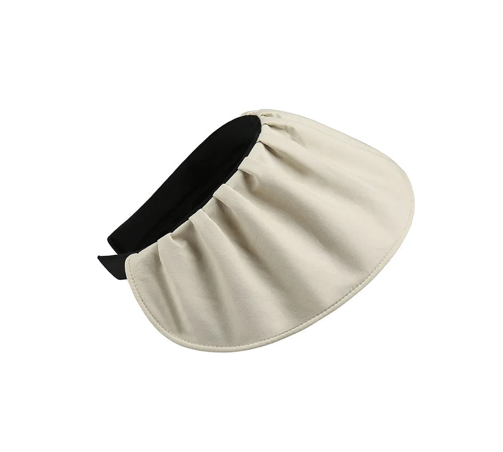 2 in 1 Visor Reversible Wide Brim Headband Foldable Cap Lavinia