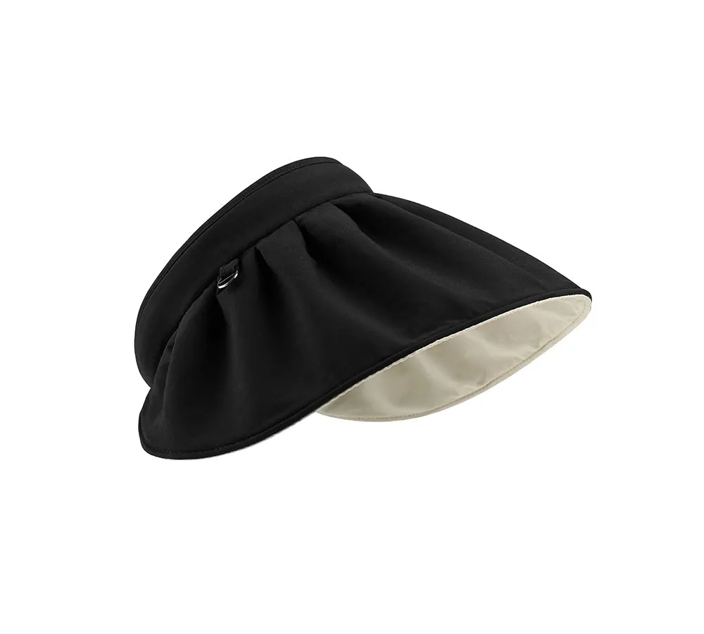 2 in 1 Visor Reversible Wide Brim Headband Foldable Cap Lavinia