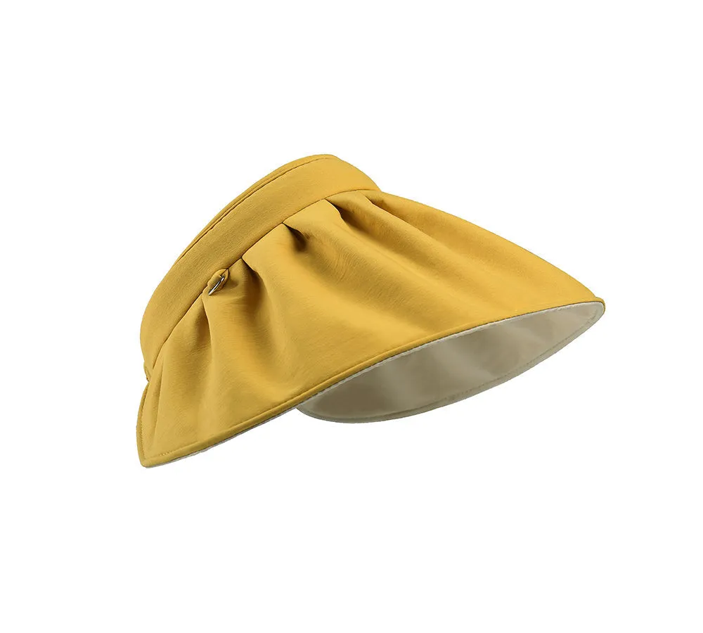 2 in 1 Visor Reversible Wide Brim Headband Foldable Cap Lavinia