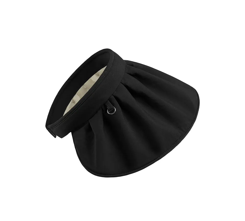 2 in 1 Visor Reversible Wide Brim Headband Foldable Cap Lavinia
