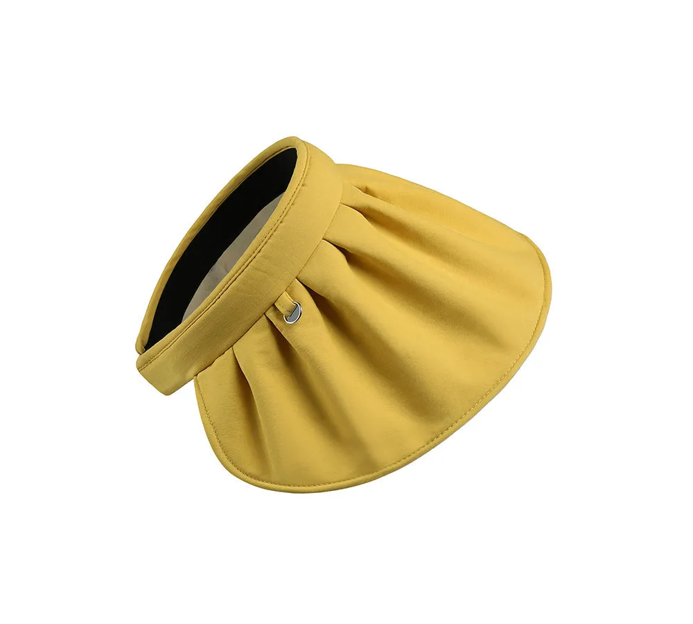 2 in 1 Visor Reversible Wide Brim Headband Foldable Cap Lavinia