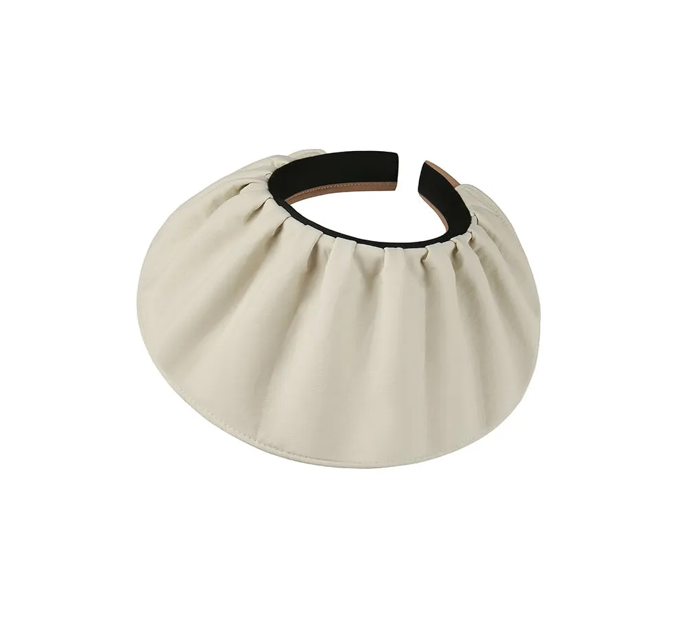 2 in 1 Visor Reversible Wide Brim Headband Foldable Cap Lavinia
