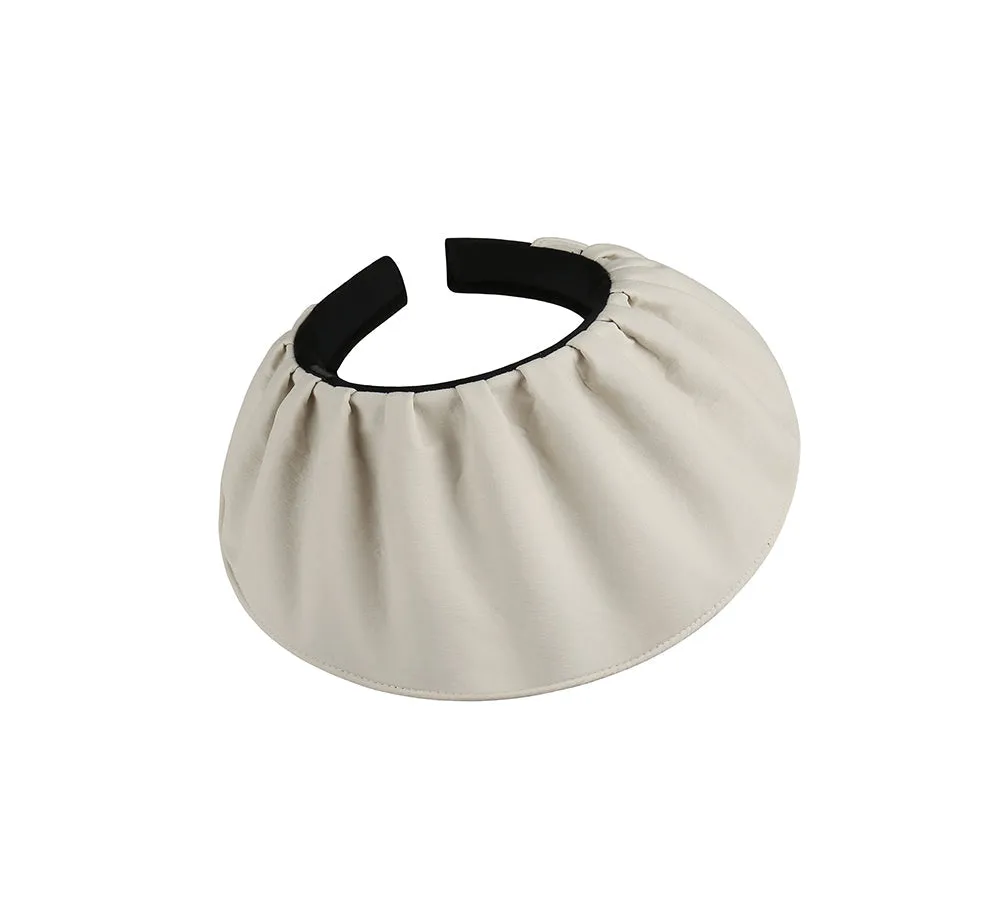 2 in 1 Visor Reversible Wide Brim Headband Foldable Cap Lavinia