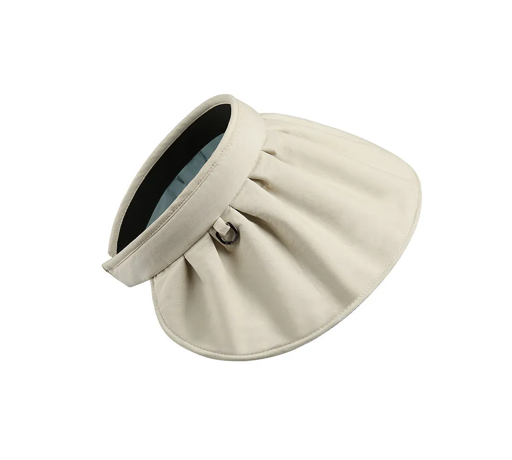 2 in 1 Visor Reversible Wide Brim Headband Foldable Cap Lavinia