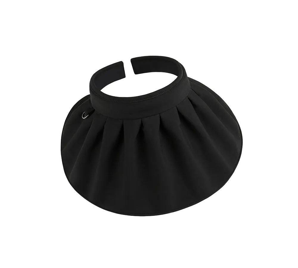 2 in 1 Visor Reversible Wide Brim Headband Foldable Cap Lavinia