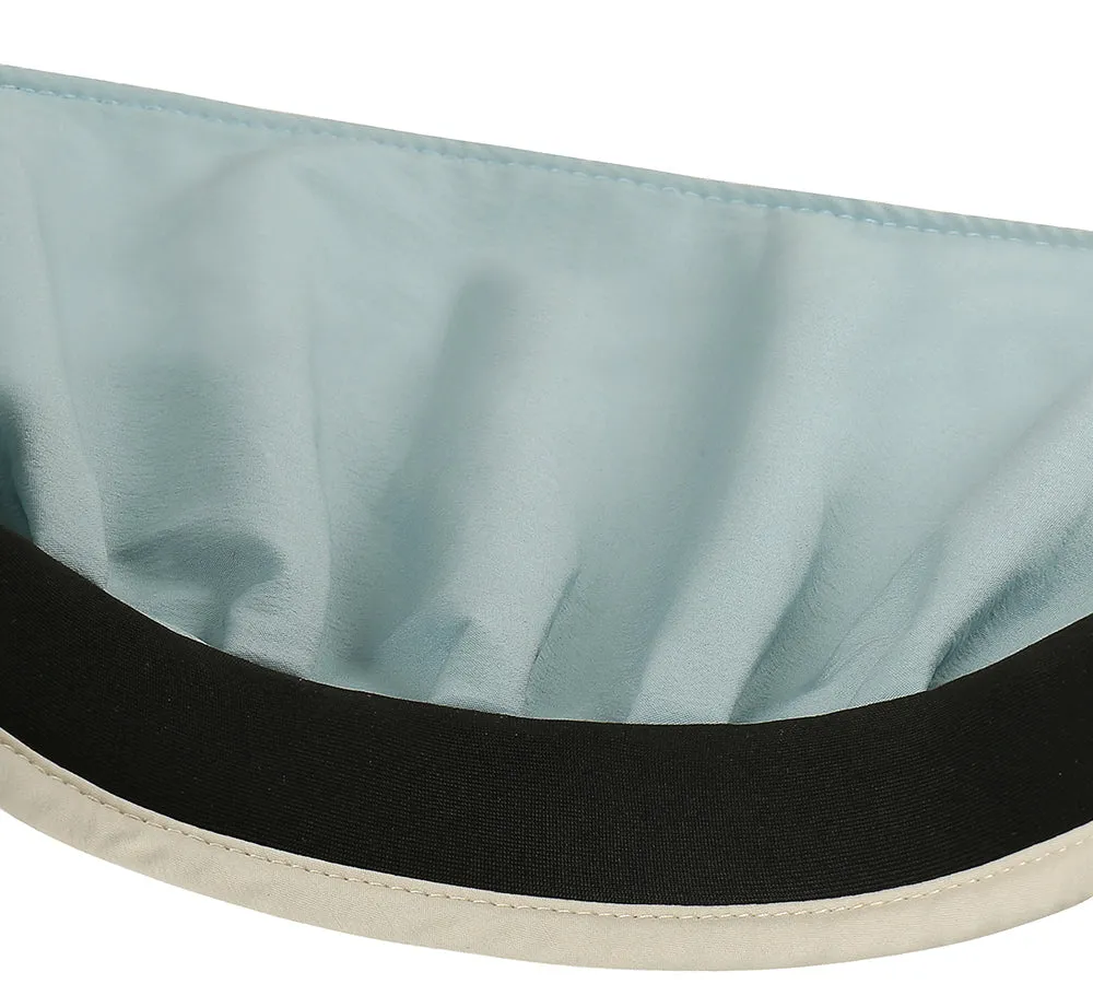 2 in 1 Visor Reversible Wide Brim Headband Foldable Cap Lavinia