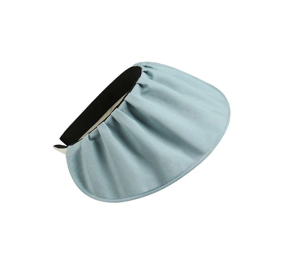 2 in 1 Visor Reversible Wide Brim Headband Foldable Cap Lavinia