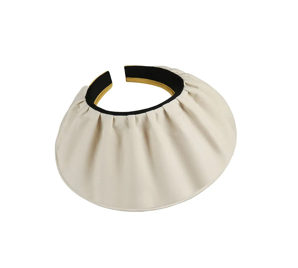 2 in 1 Visor Reversible Wide Brim Headband Foldable Cap Lavinia