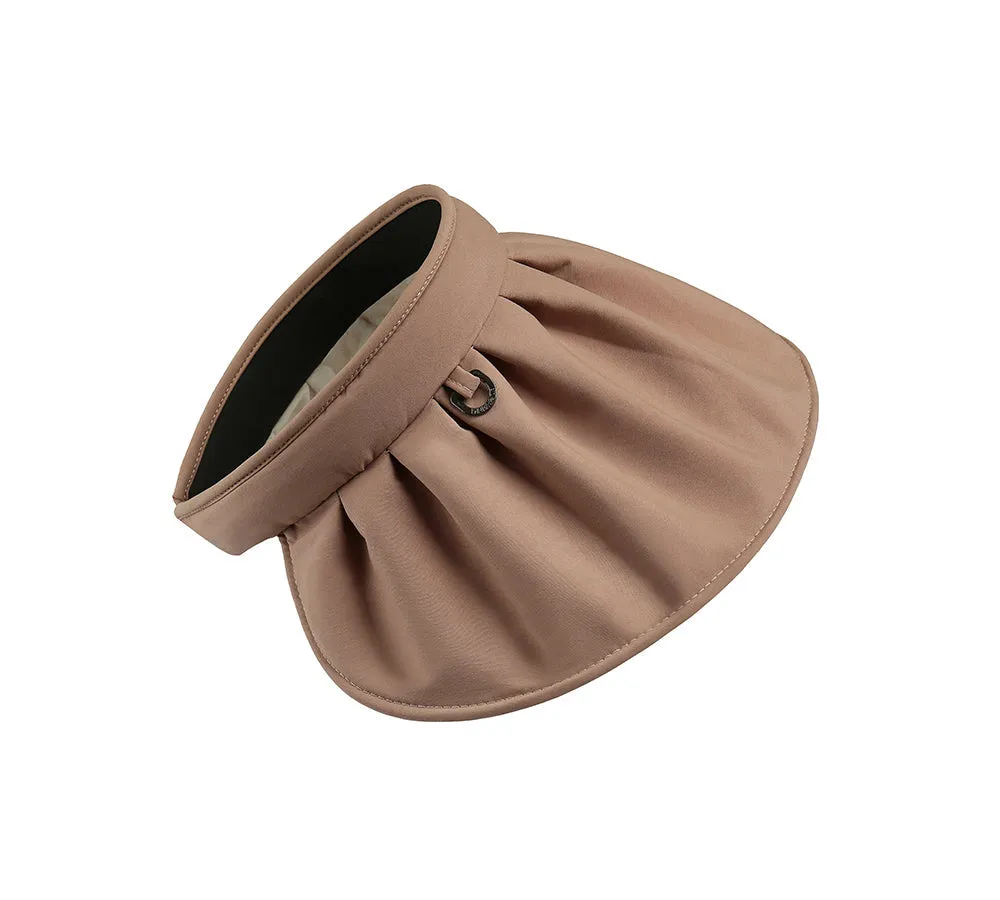 2 in 1 Visor Reversible Wide Brim Headband Foldable Cap Lavinia