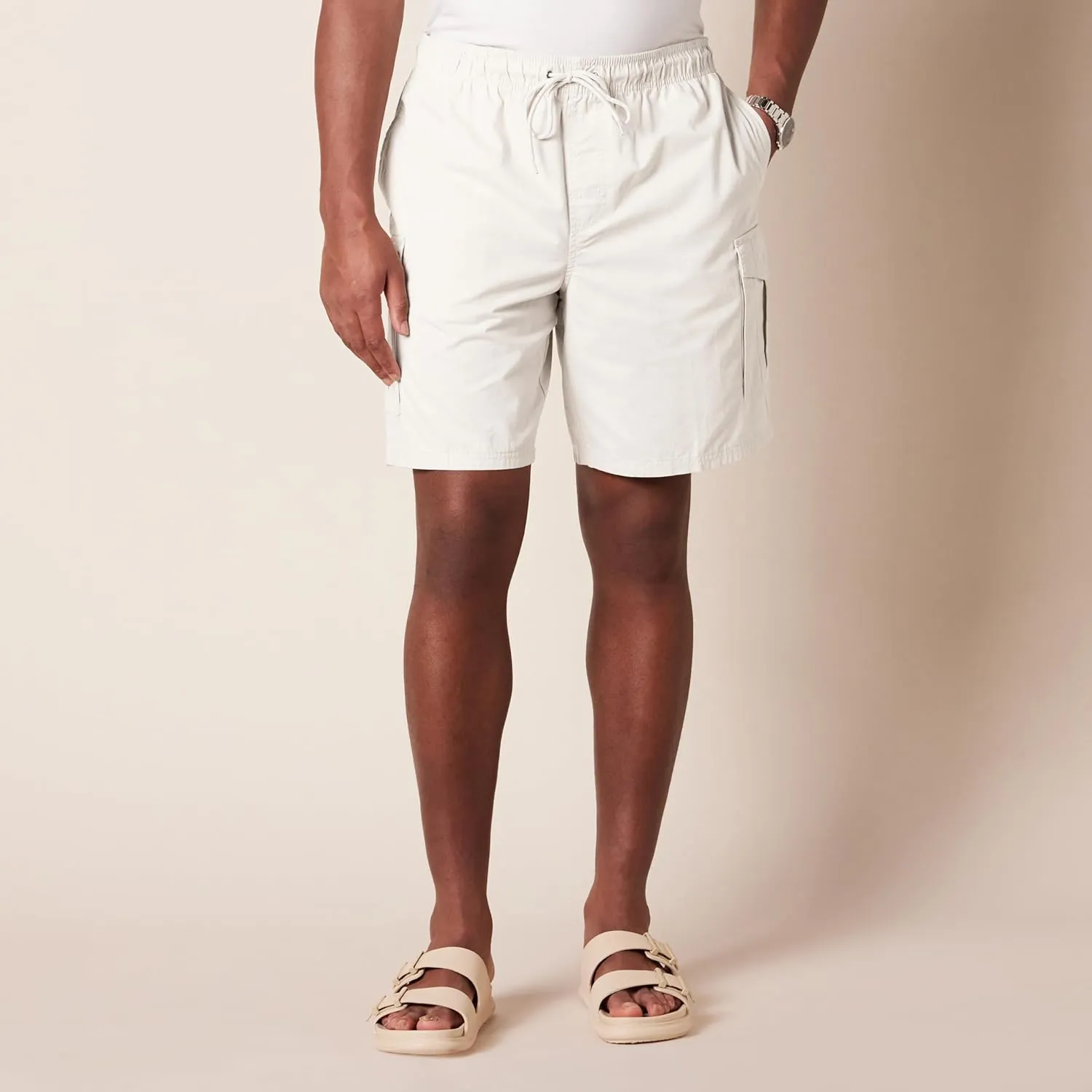 Amazon Essentials Men's 9" Elastic Waist Cargo Short