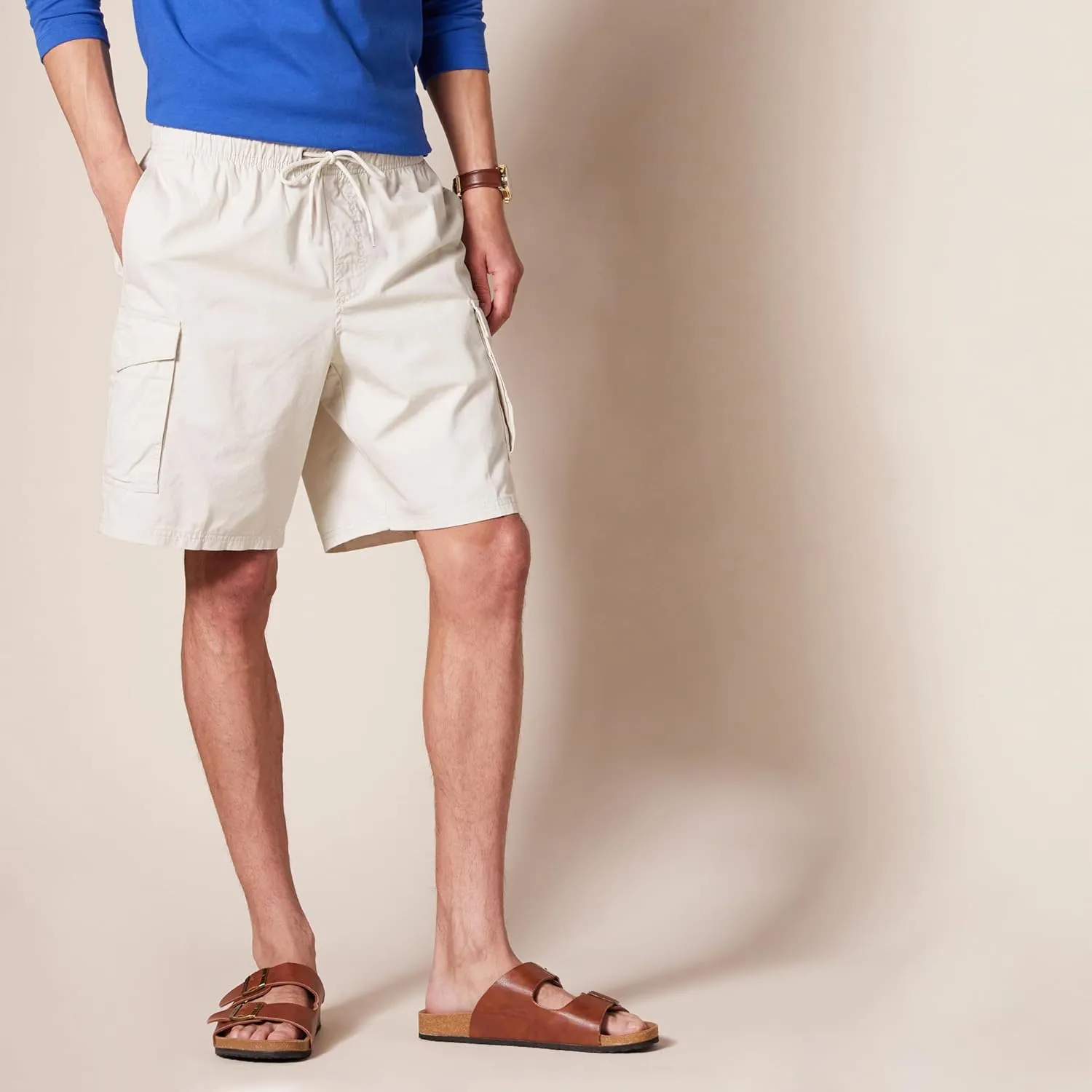 Amazon Essentials Men's 9" Elastic Waist Cargo Short
