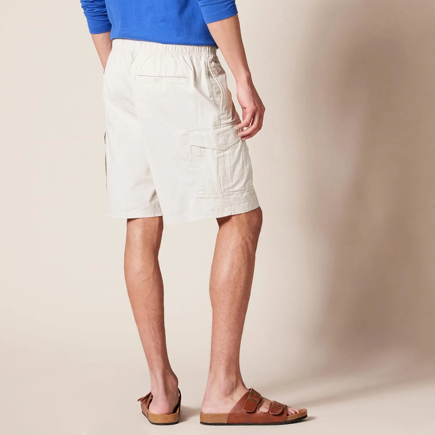 Amazon Essentials Men's 9" Elastic Waist Cargo Short