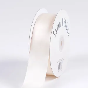 Antique White - Satin Ribbon Single Face - ( W: 1/8 Inch | L: 100 Yards )