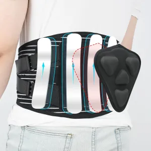 Back Brace for Lower Back Pain Women Men, Back Belt Support with 5 Stays, Breathable Lumbar Support with 3D Removable Pad, for Work, Lifting, Herniated Disc, Sciatica, Scoliosis (Small)