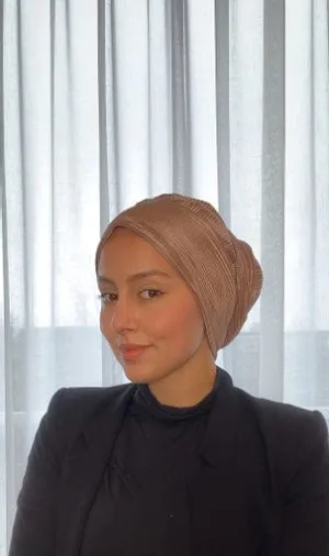 Beanie Wrap - khaki (Designer Mask Included)