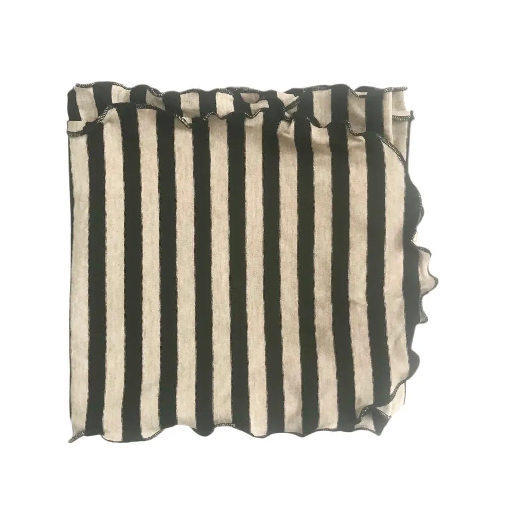 Best Head Wrap Stripe Black & Stone