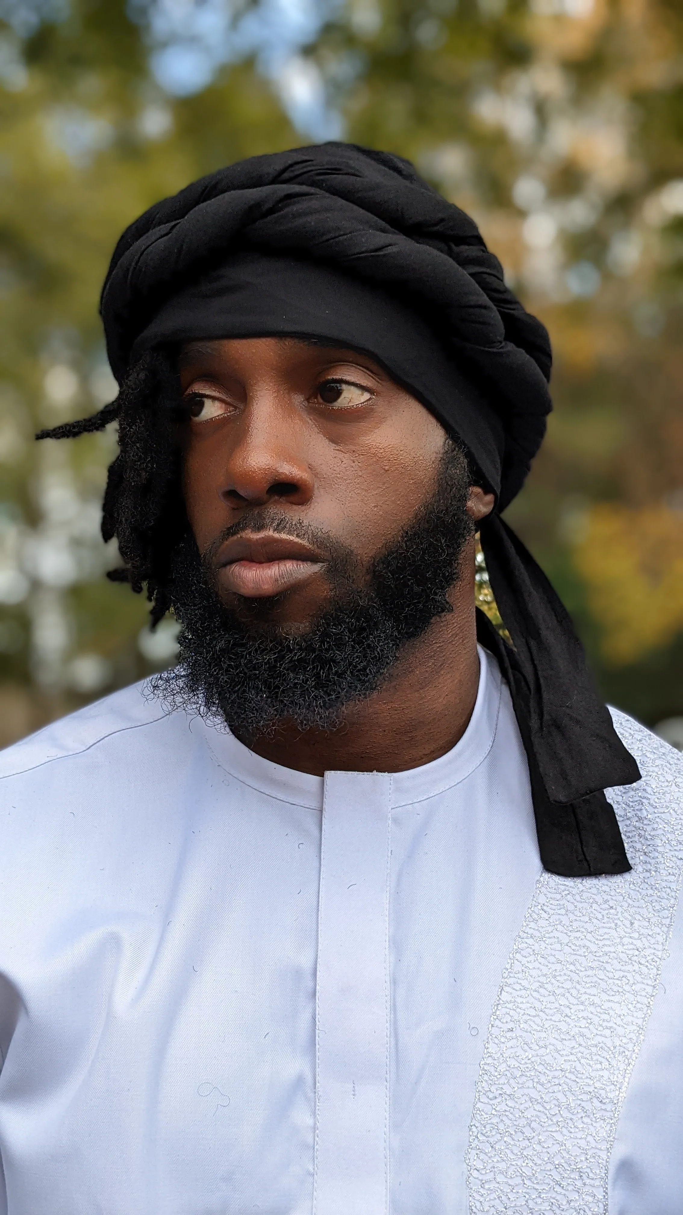 Black Turban Hat for Men DPH564PTM
