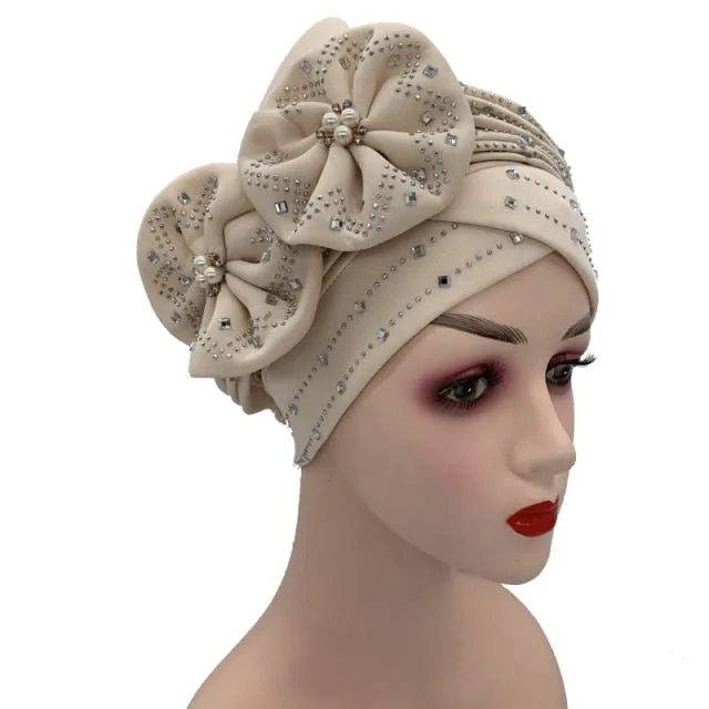 Briaded Turban headband Auto Geles Headtie Already Made