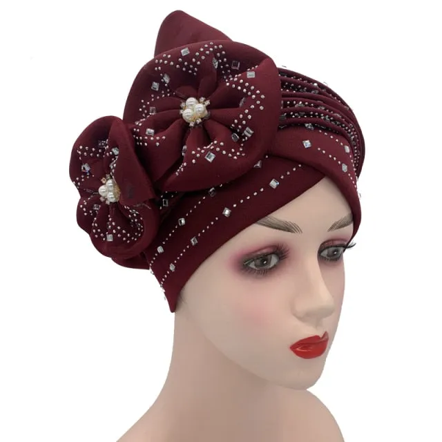 Briaded Turban headband Auto Geles Headtie Already Made