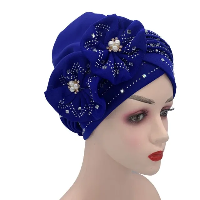 Briaded Turban headband Auto Geles Headtie Already Made