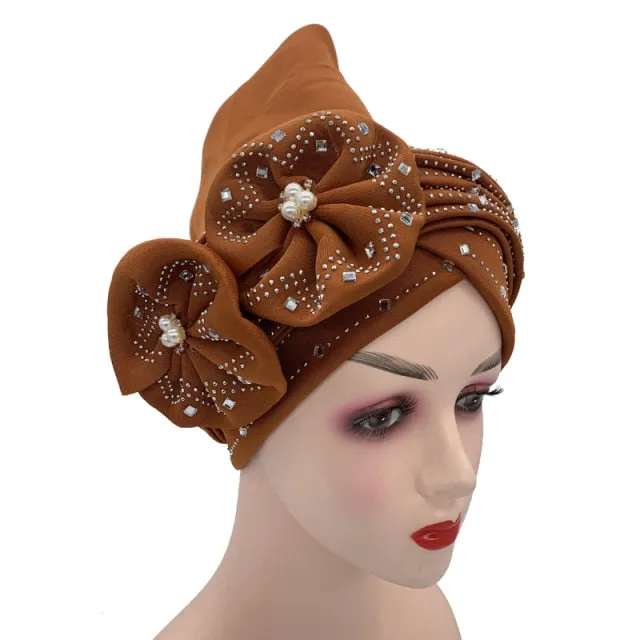 Briaded Turban headband Auto Geles Headtie Already Made