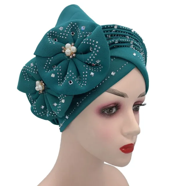 Briaded Turban headband Auto Geles Headtie Already Made