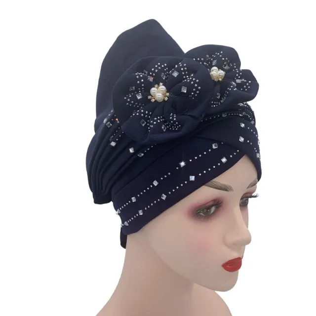 Briaded Turban headband Auto Geles Headtie Already Made