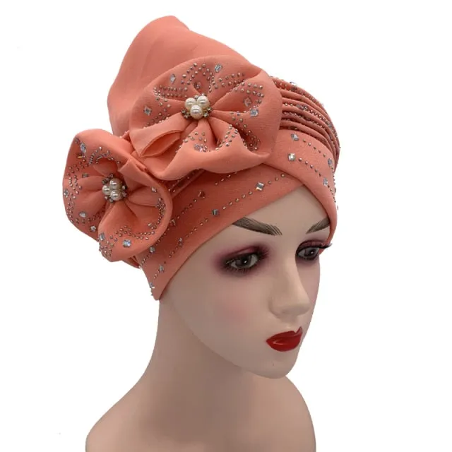 Briaded Turban headband Auto Geles Headtie Already Made