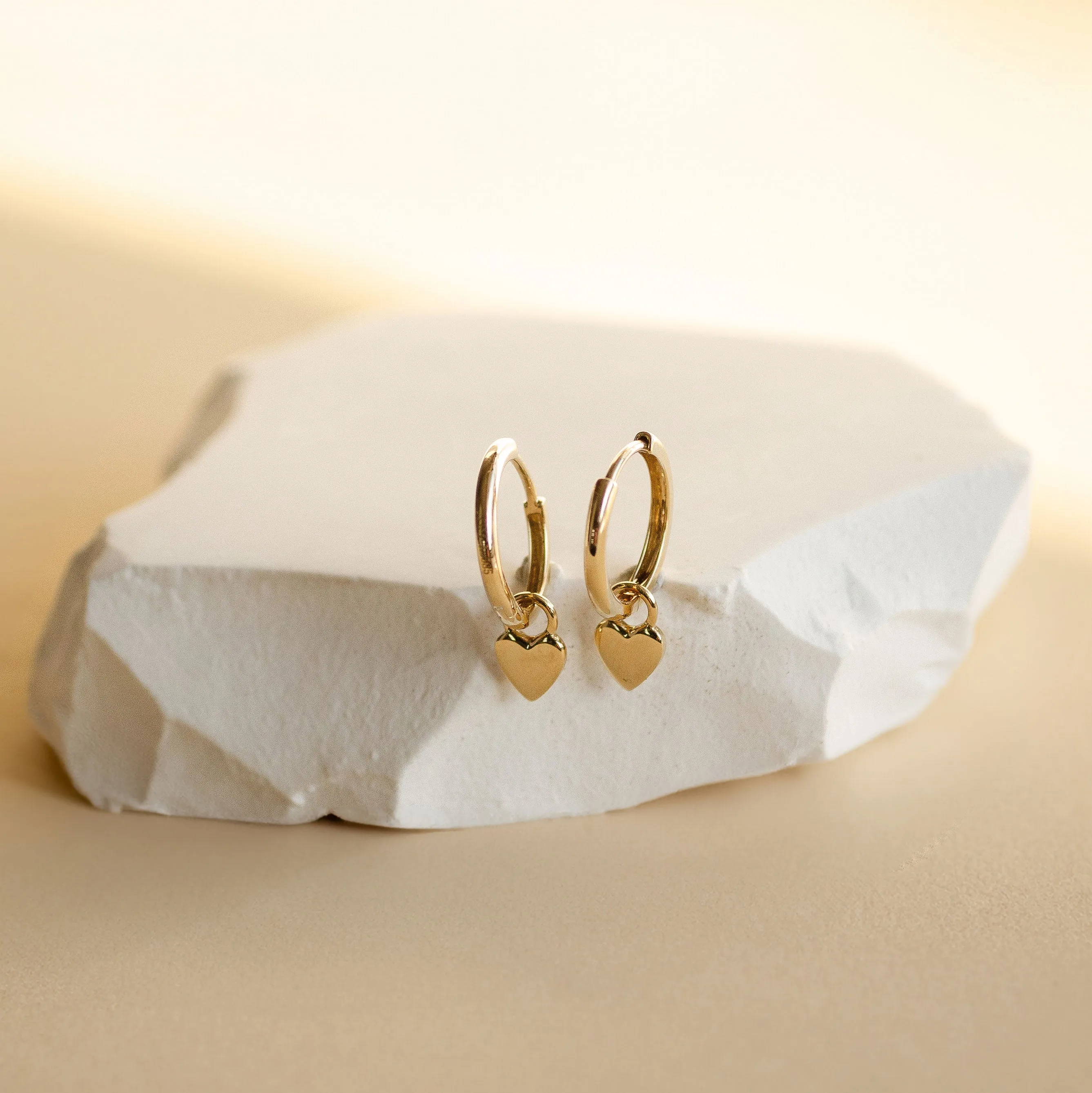Compassion Hoop Earrings 14K Gold