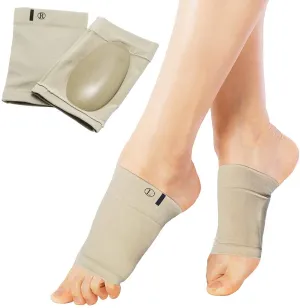 Compression Arch Support Sleeves with Gel Pads Inside for Flat Foot Pain Relief
