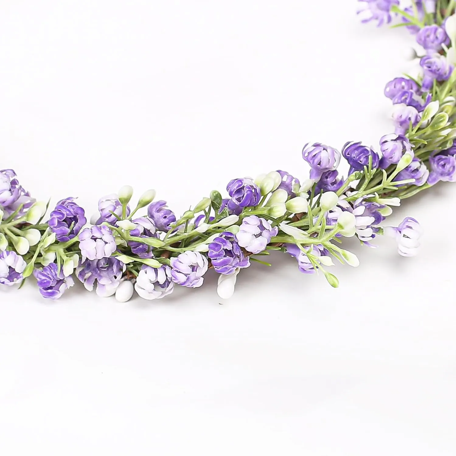 Floral Headpiece Garland Halo Maternity Photo Shoot Flower Crown Eucalyptus Leave Headband Wedding Headpiece