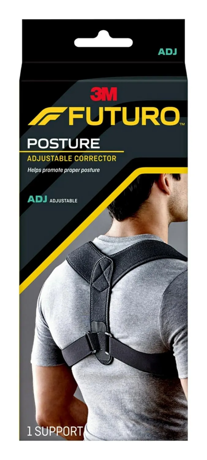 FUTURO Posture Corrector, Fits Men and Women, Helps Promote Better Posture, Back Support, Doctor Developed, Adjustable