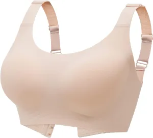 Gailife Womens Wireless Push Up Bras for Women No Underwire Seamless Full Coverage Supportive T Shirt Everyday Bras
