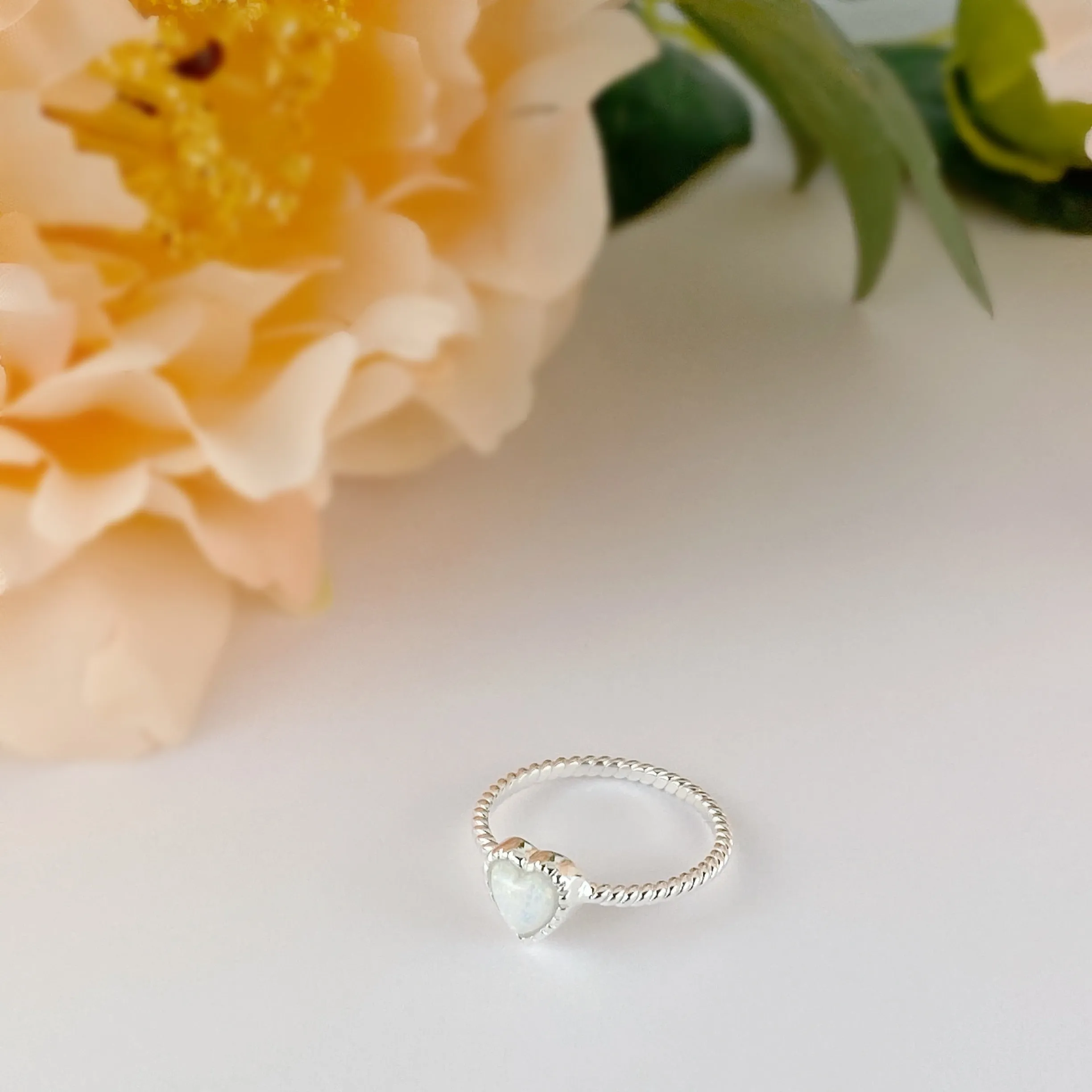Heart Shimmer Ring - SR2050