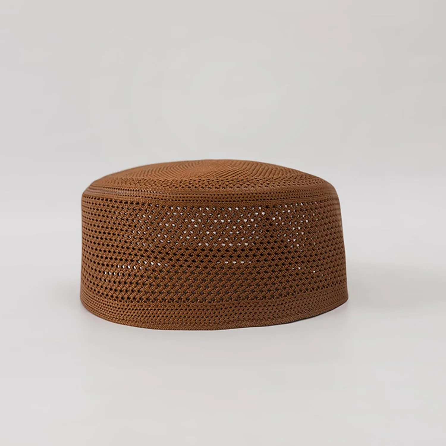Knitted Cotton Turban Hat for Men Breathable Kufi Prayer Hat Ramazan Hijabs Caps Arabian Skull Hat