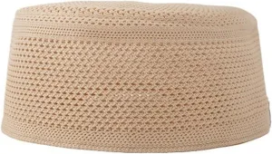 Knitted Cotton Turban Hat for Men Breathable Kufi Prayer Hat Ramazan Hijabs Caps Arabian Skull Hat