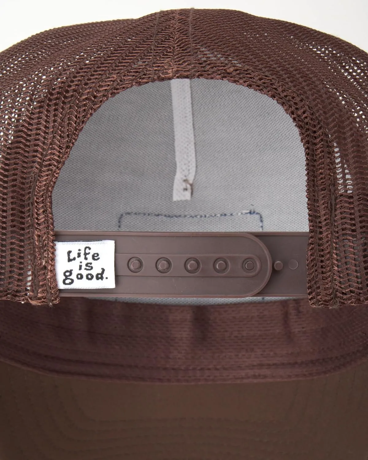 Life is Good Men's Trucker Hat - Mesh-Back Logo Patch Adjustable Baseball Cap
