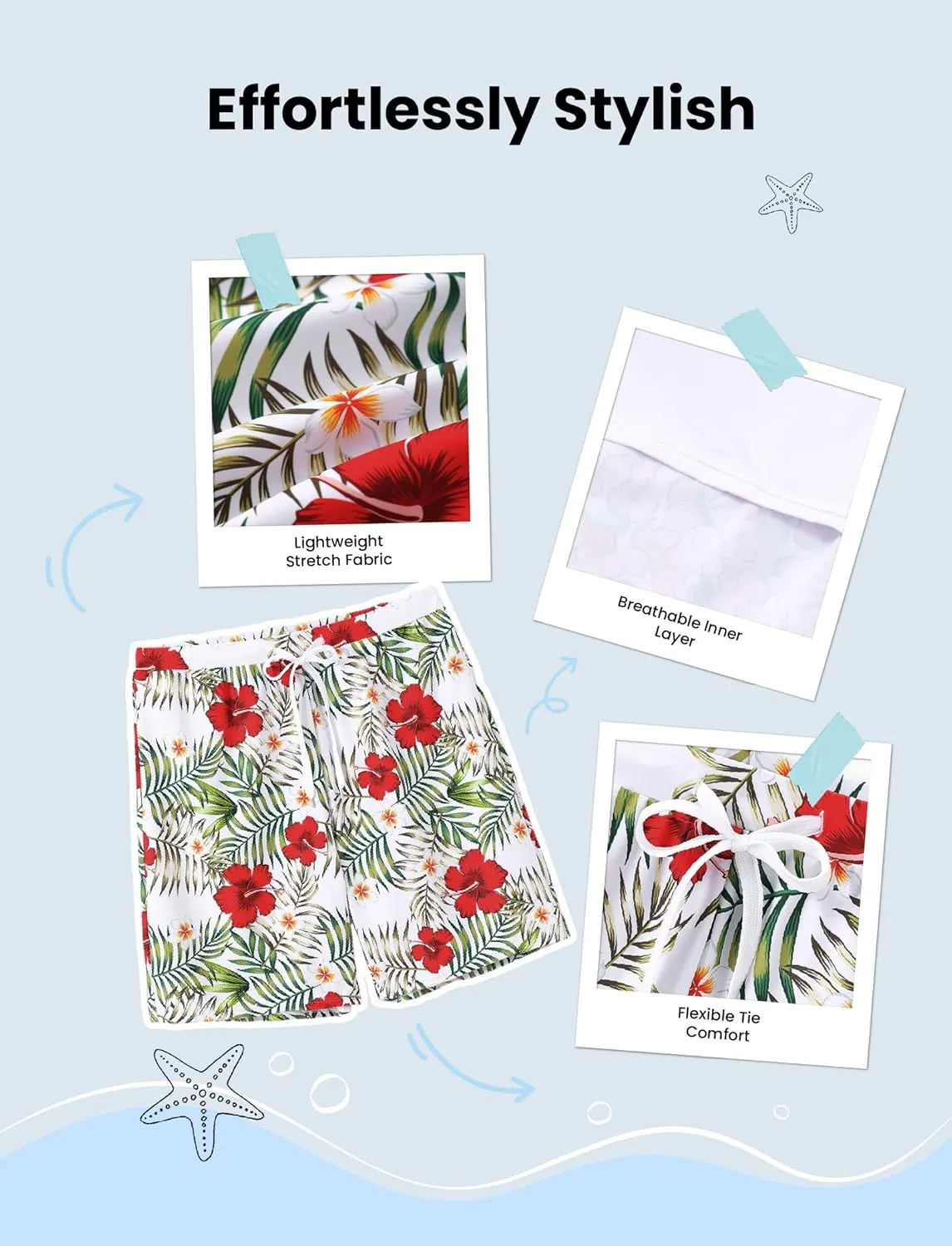 PATPAT Matching Hawaiian Swimsuits for Couples Two Piece Bikini Sets or Swim Trunks Summer Beach Vacation Swimwear