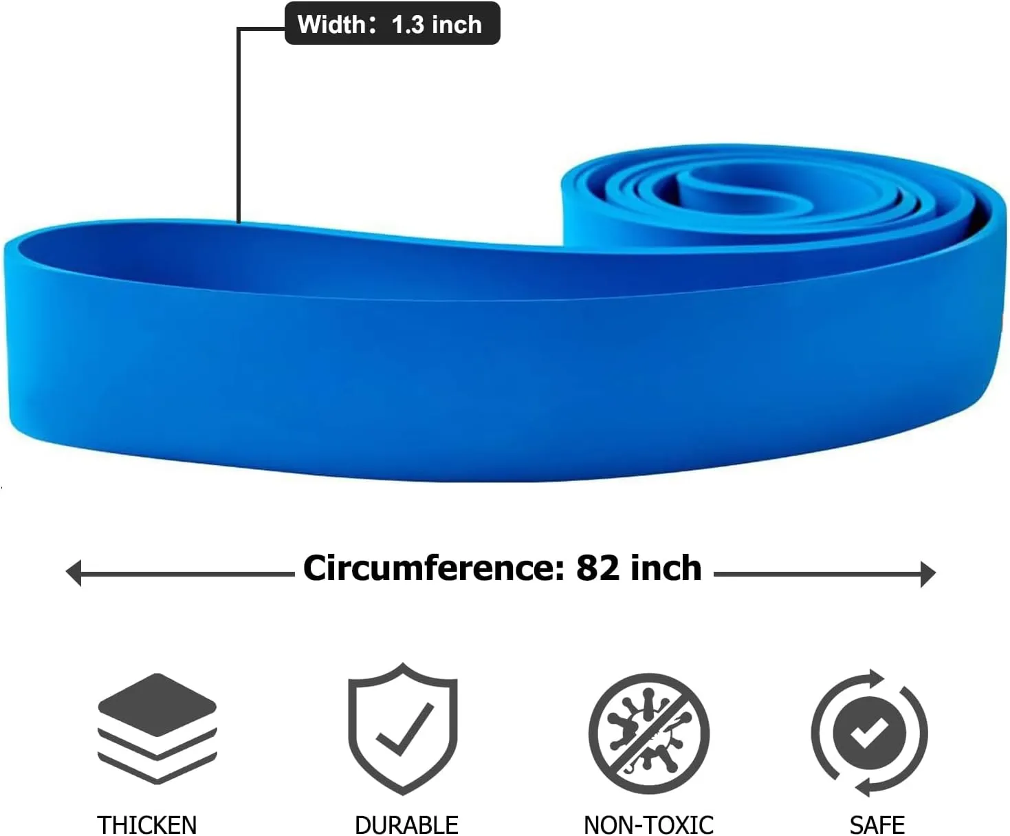 Pull Up Bands, Resistance Bands, Pull Up Assistance Band Exercise Bands for Men & Women Working Out, Body Stretching, Physical Therapy, Muscle Training