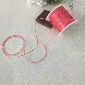 Satin Ribbon Twine - Red