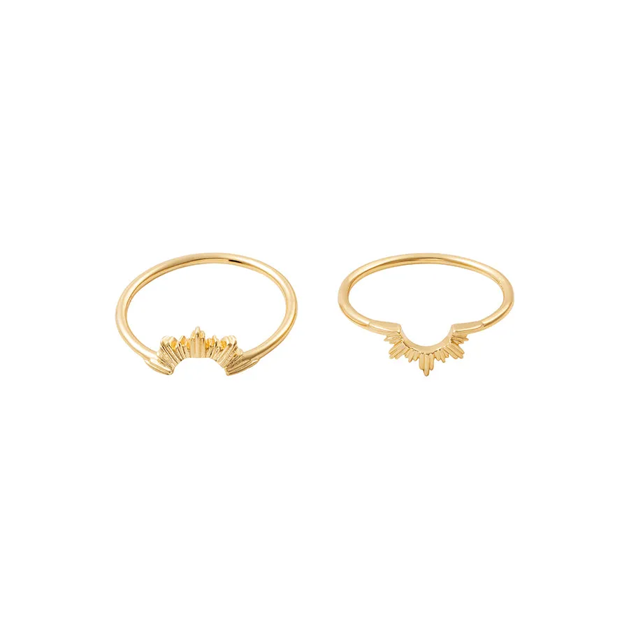 Sunseeker Gold Ring Set