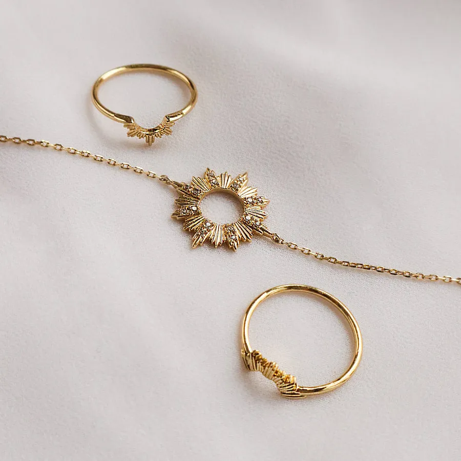 Sunseeker Gold Ring Set
