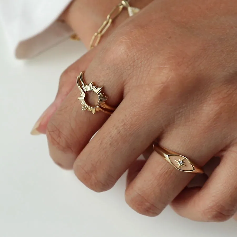 Sunseeker Gold Ring Set
