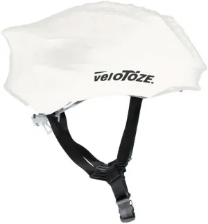 veloToze Cycling Helmet Cover, fits Most Bike Helmets - Keeps Wind, rain and Sun Away from Head; Bright Colors for Visibility